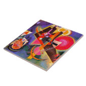 Carreau CERAMIC TILE - "In Blue" - Wassily Kandinsky (Côté)