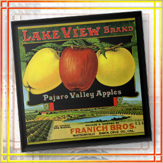 Carreau CERAMIC TILE - "Lake View" - Crate label