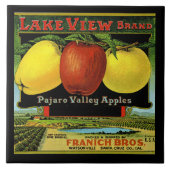 Carreau CERAMIC TILE - "Lake View" - Crate label (Devant)