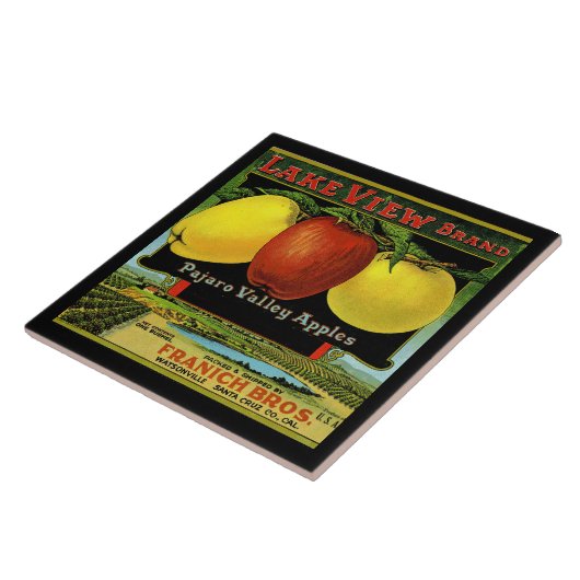 Carreau CERAMIC TILE - "Lake View" - Crate label (Côté)