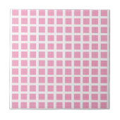 Carreau Ceramic Tile Pink Stripe Square (Devant)