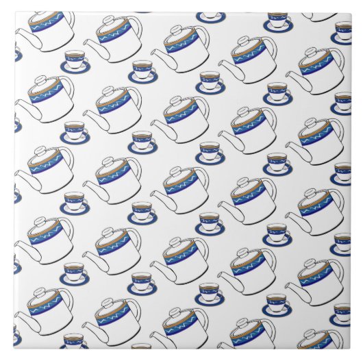 Carreau céramique à thé (Devant)