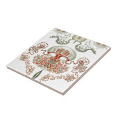 Carreau Céramique aquatique de méduses de ~ de Haeckel de (Côté)
