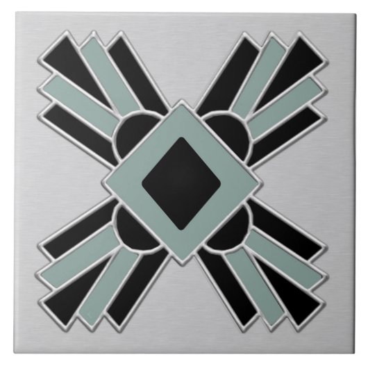 Carreau Céramique Art Déco Sunray (Devant)