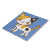 Carreau céramique calico cat (Côté)