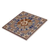 Carreau Céramique Céleste Hunab Ku Maya (Côté)