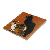 Carreau Céramique de chats de Steinlen (Côté)