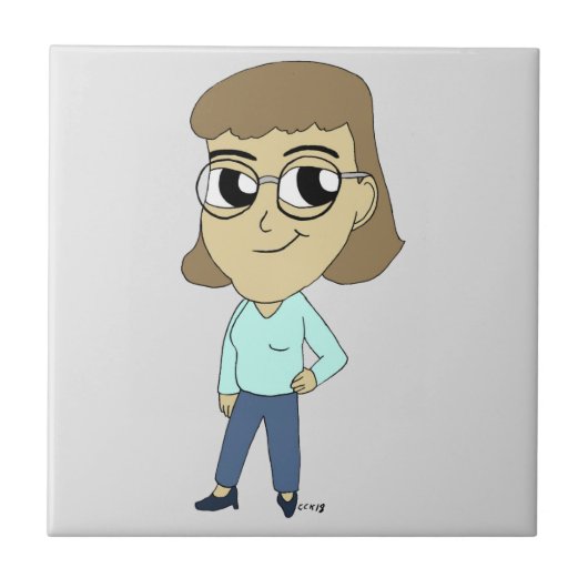 Carreau céramique de chibi (Devant)