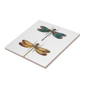 Carreau Céramique de duo de libellule (Côté)
