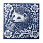 Carreau Céramique de hérisson rustique (Devant)