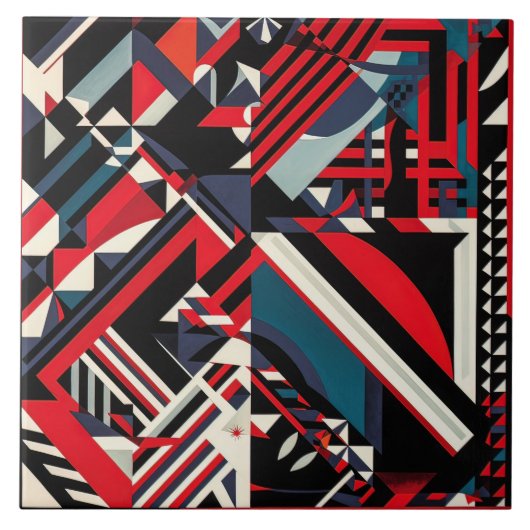 Carreau céramique de style art déco cool (Devant)