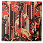 Carreau céramique de style art déco cool (Devant)