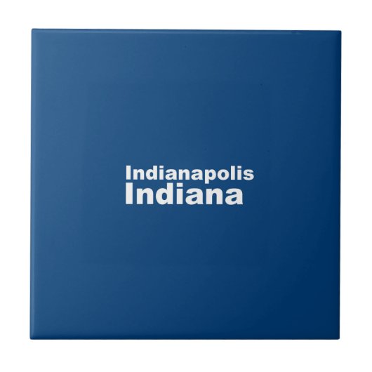 Carreau céramique d'Indianapolis, Indiana (Devant)