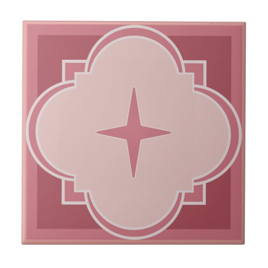 Carreau céramique d'inspiration marocaine (Devant)