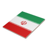 Carreau céramique Drapeau de l'Iran (Côté)