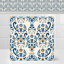 Céramique espagnole Majolique Motif de chat d'art