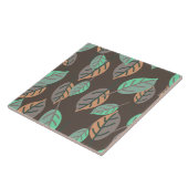 Carreau céramique feuille forestière (Côté)