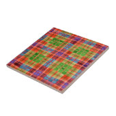 CARREAU CÉRAMIQUE MAC RAE TARTAN 4,25" (Côté)