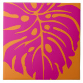 Carreau céramique motif tropicale (Devant)