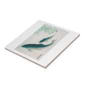  CARREAU CÉRAMIQUE: OHARA KOSON : CARP/KOI 1926  (Côté)