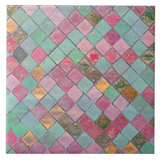 Carreau Céramique vintage en mosaïque (Devant)