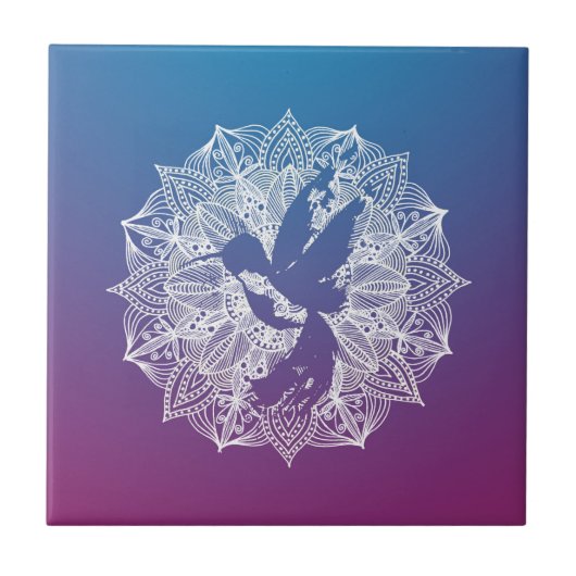 Carreau Cercle de Mandala (Devant)