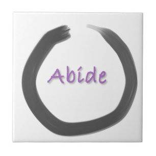 Carreau Cercle Enso Bouddhiste Abide Zen
