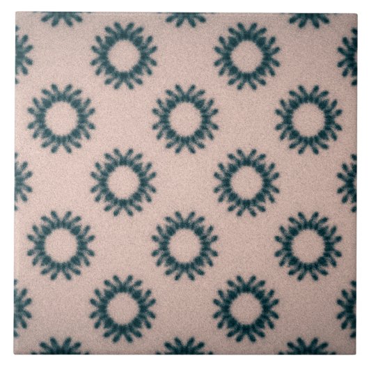 Carreau Cercle pétale (Devant)