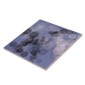 Carreau Cercles Bokeh de nuances de gris (Côté)