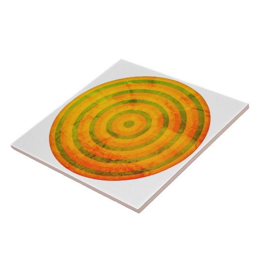 Carreau Cercles concentrés Carrelage céramique (Côté)