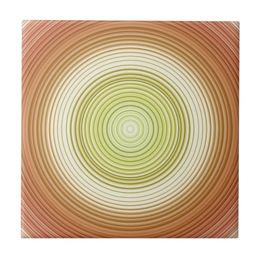 Carreau Cercles - couleurs agrumes (Devant)