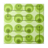 Carreau Cercles du milieu du siècle Chartreuse (Devant)