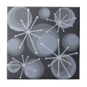 Carreau Cercles du milieu du siècle Débute Ardoise (Devant)