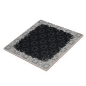 Carreau Cercles et diamants en Motif de bronze (Côté)