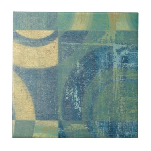 Carreau Cercles et panneaux multicolores (Devant)