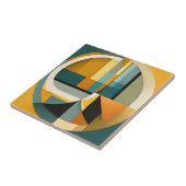 Carreau Cercles et rectangles d'abstraction géométriques r (Côté)