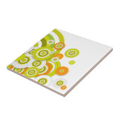 Carreau Cercles géniaux verts et produits customisés par (Côté)