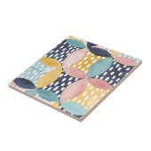 Carreau Cercles géométriques aquarelle (Côté)