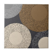 Carreau Cercles gris Brown minimalistes (Devant)