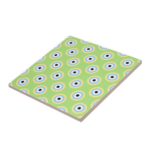 Carreau Cercles verts combinés par Shirley Taylor
