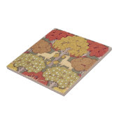 Carreau Cerf & Arbre, Écureuil, Oiseau, Baies Rowan Art No (Côté)