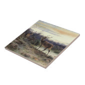 Carreau Cerf dans la forêt de Fontainebleau (Rosa Bonheur) (Côté)