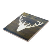 Carreau Cerfs communs de style de chalet d'Alpen (Côté)