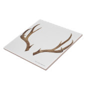 Carreau Cerfs communs en dix points (Côté)