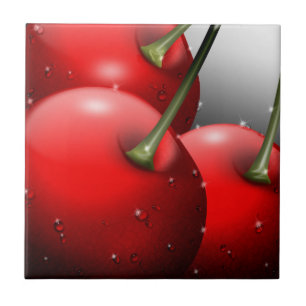 Carreau Cerises avec gouttes de ragoût