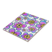 Carreau Cerises Et Fleurs Motif Sans Faille (Côté)