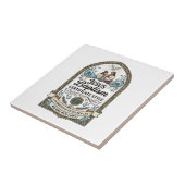 Carreau Certificat de baptême de Jésus Style Certificat de (Côté)