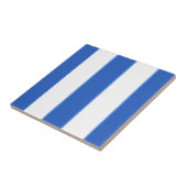 Carreau Cerulean et blanc (Côté)