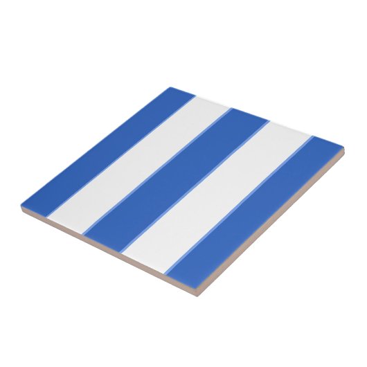 Carreau Cerulean et blanc (Côté)