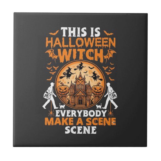 Carreau C'est Halloween (Devant)